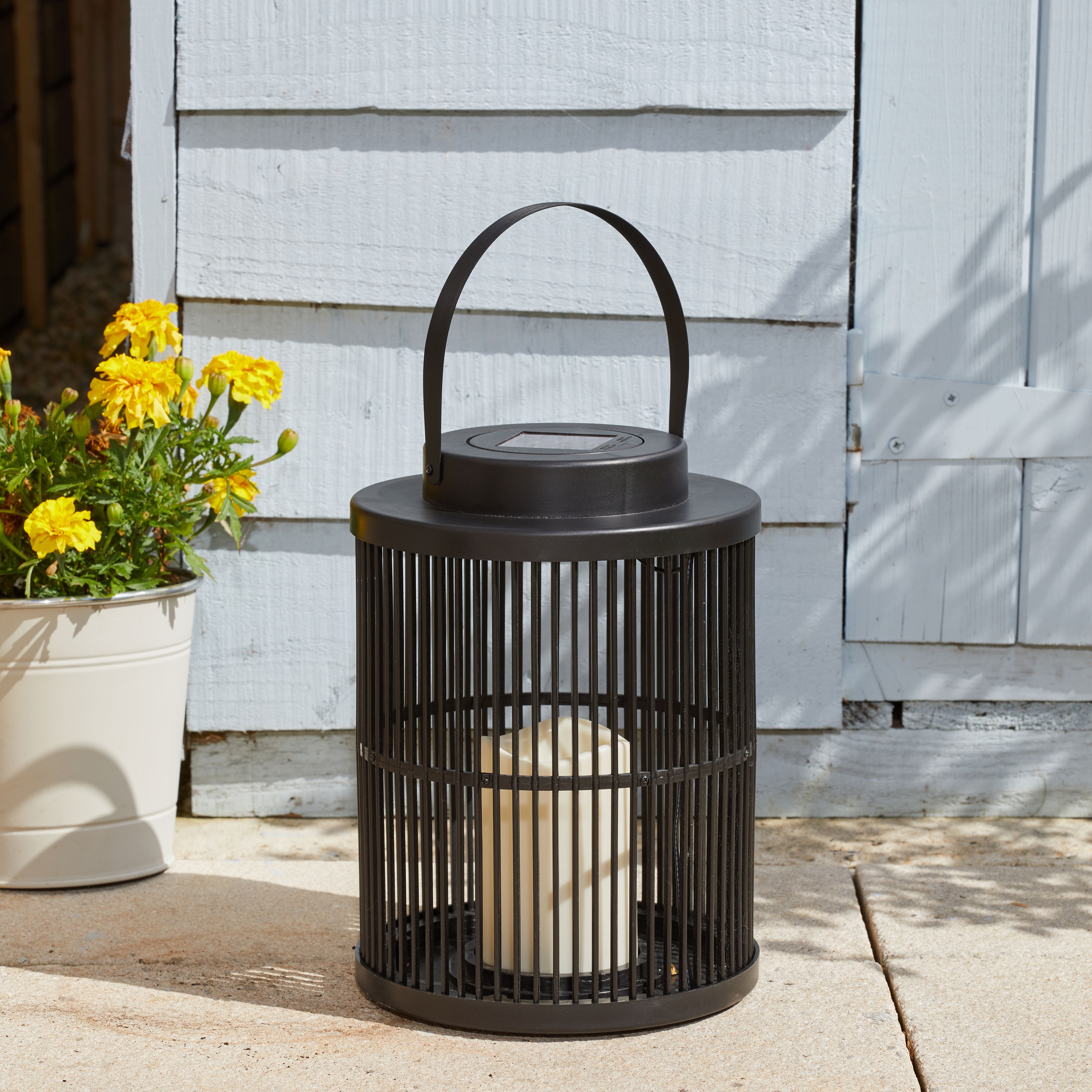 Smart Garden Urbane Black Plastic Solar-powered Outdoor LED Small Lantern