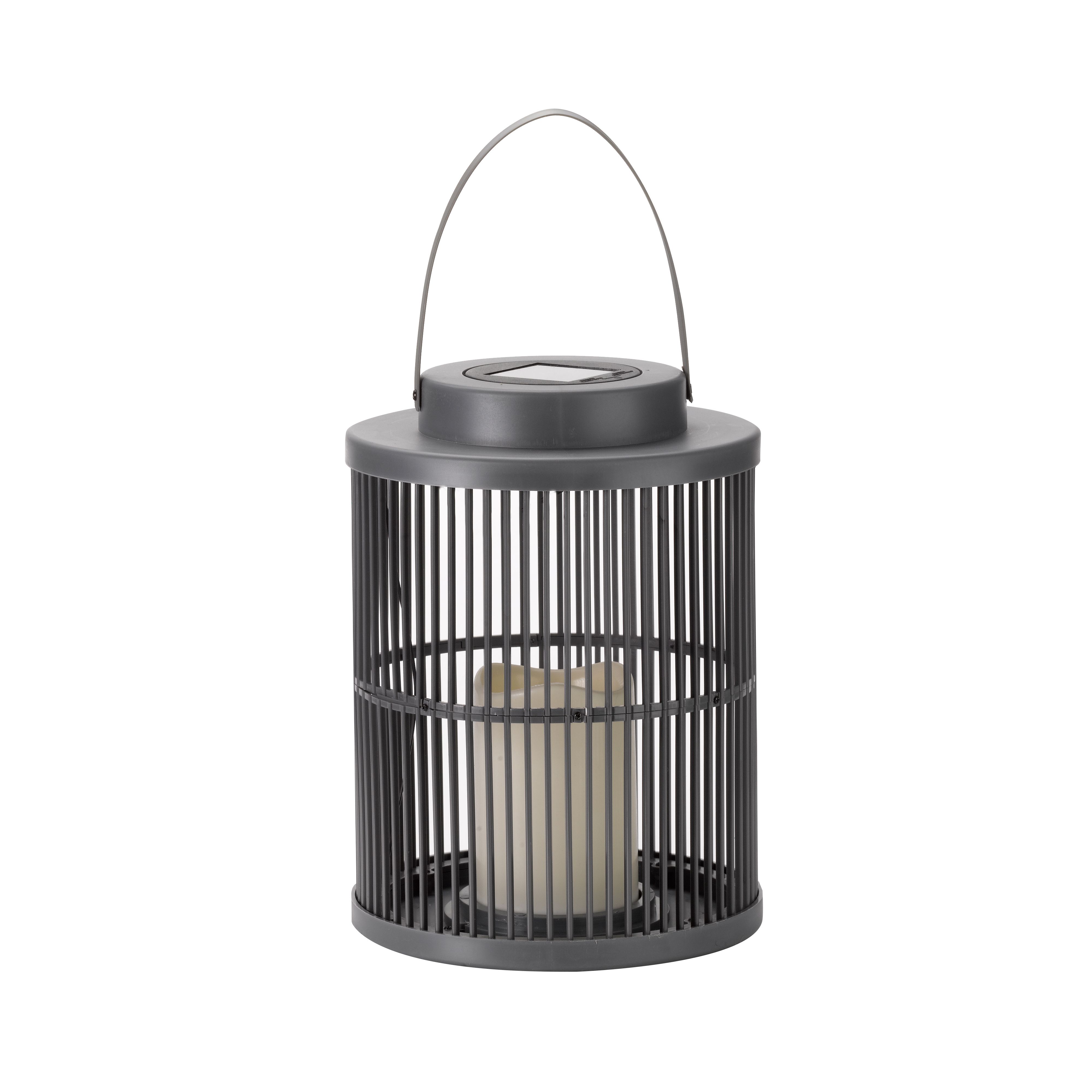 Smart Garden Urbane Slate Plastic Solar-powered Outdoor LED Small Lantern