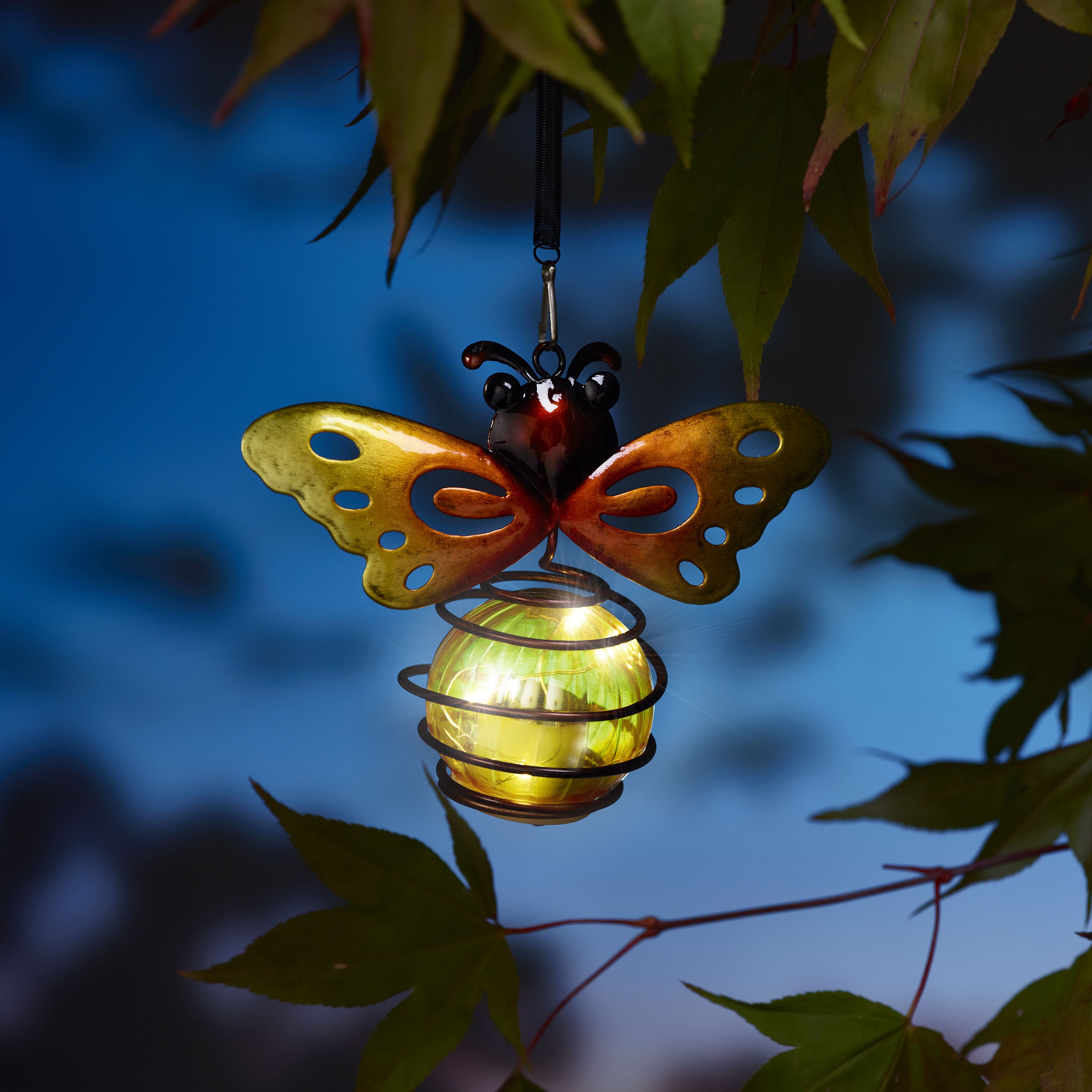 Smart Solar Multi-Coloured Bug Solar-powered Integrated LED Outdoor ...