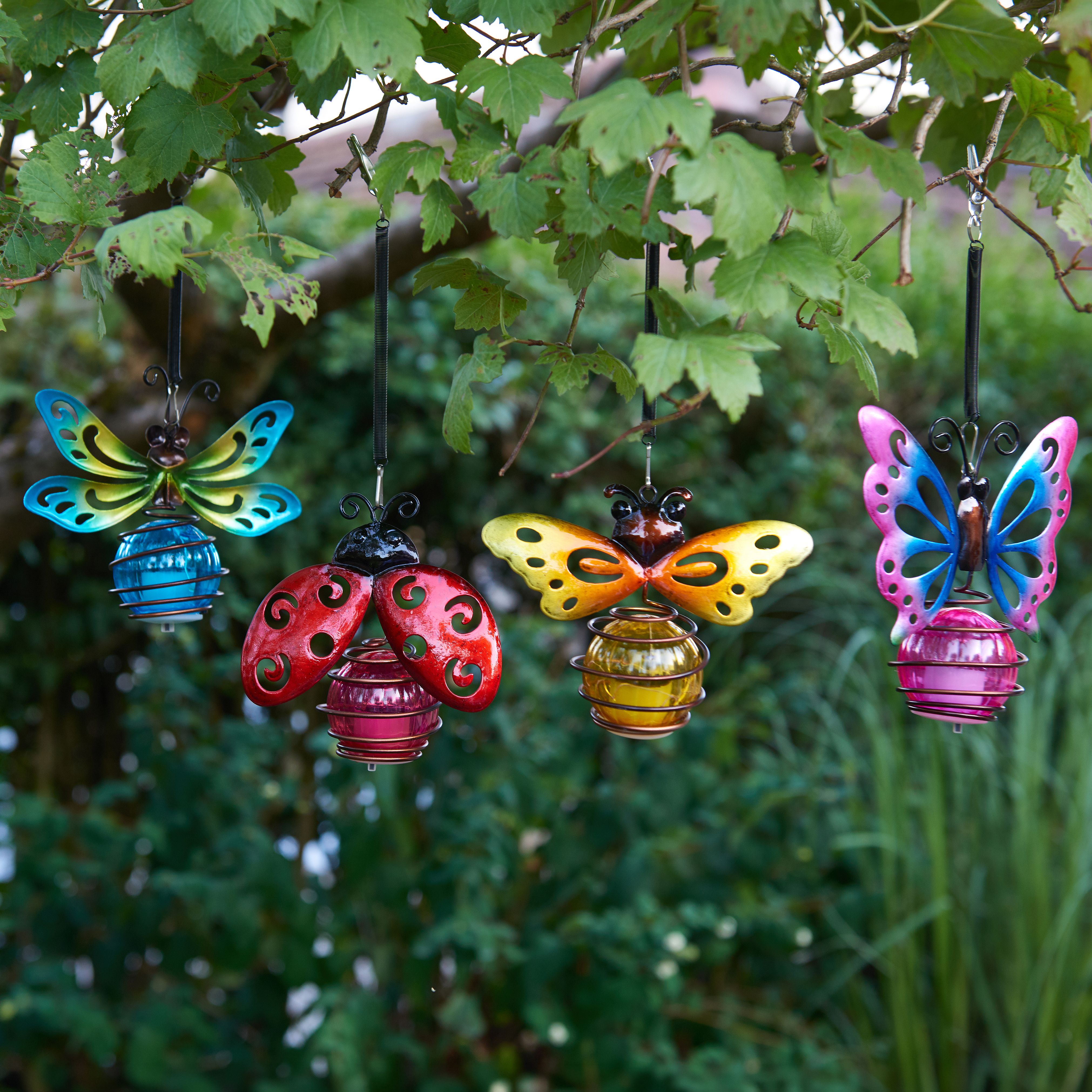 Smart Solar Multi-Coloured Bug Solar-powered Integrated LED Outdoor Decorative light