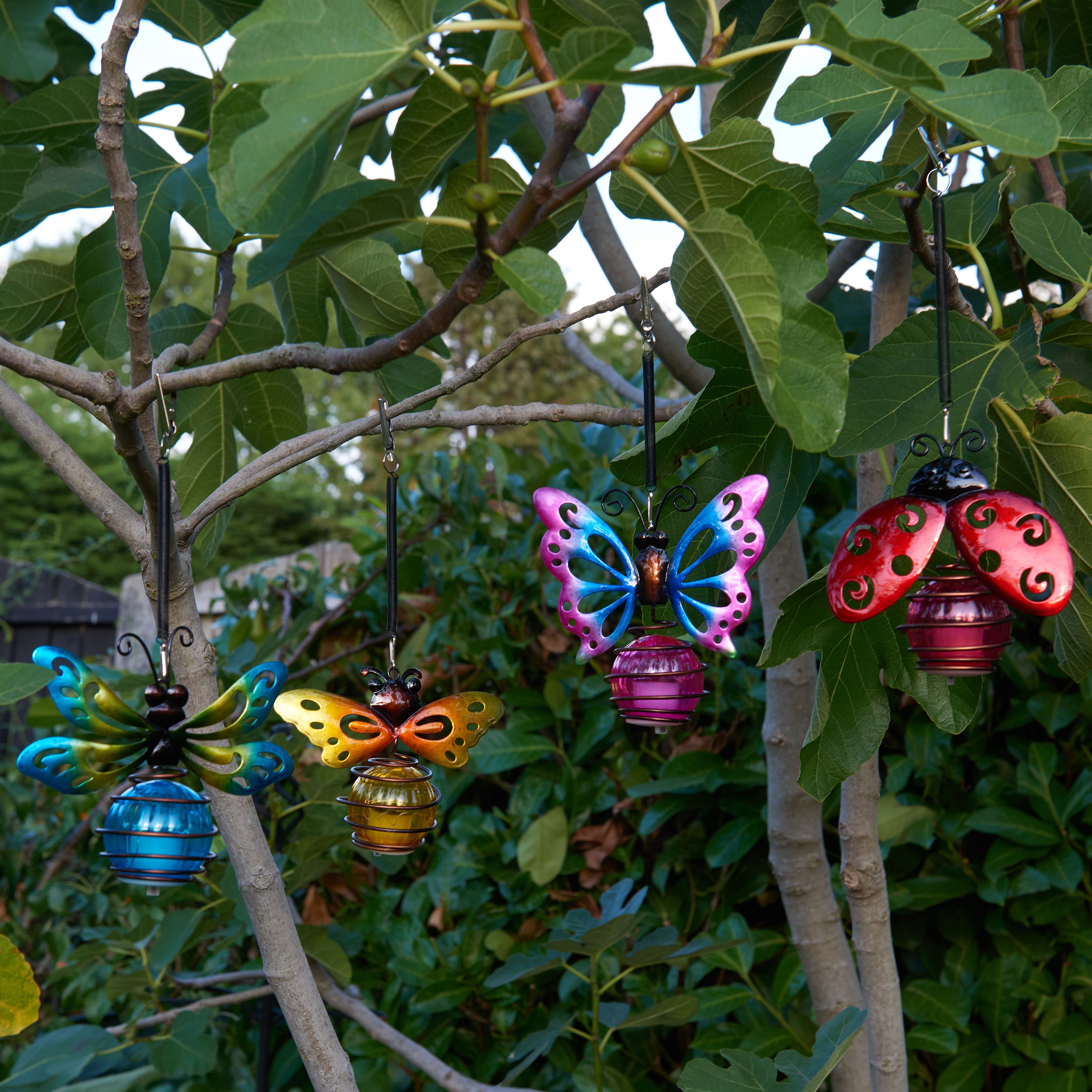 Smart Solar Multi-Coloured Bug Solar-powered Integrated LED Outdoor ...