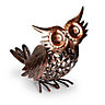 Smart Solar Rustic brown Silhouette owl Solar-powered LED Outdoor Decorative light