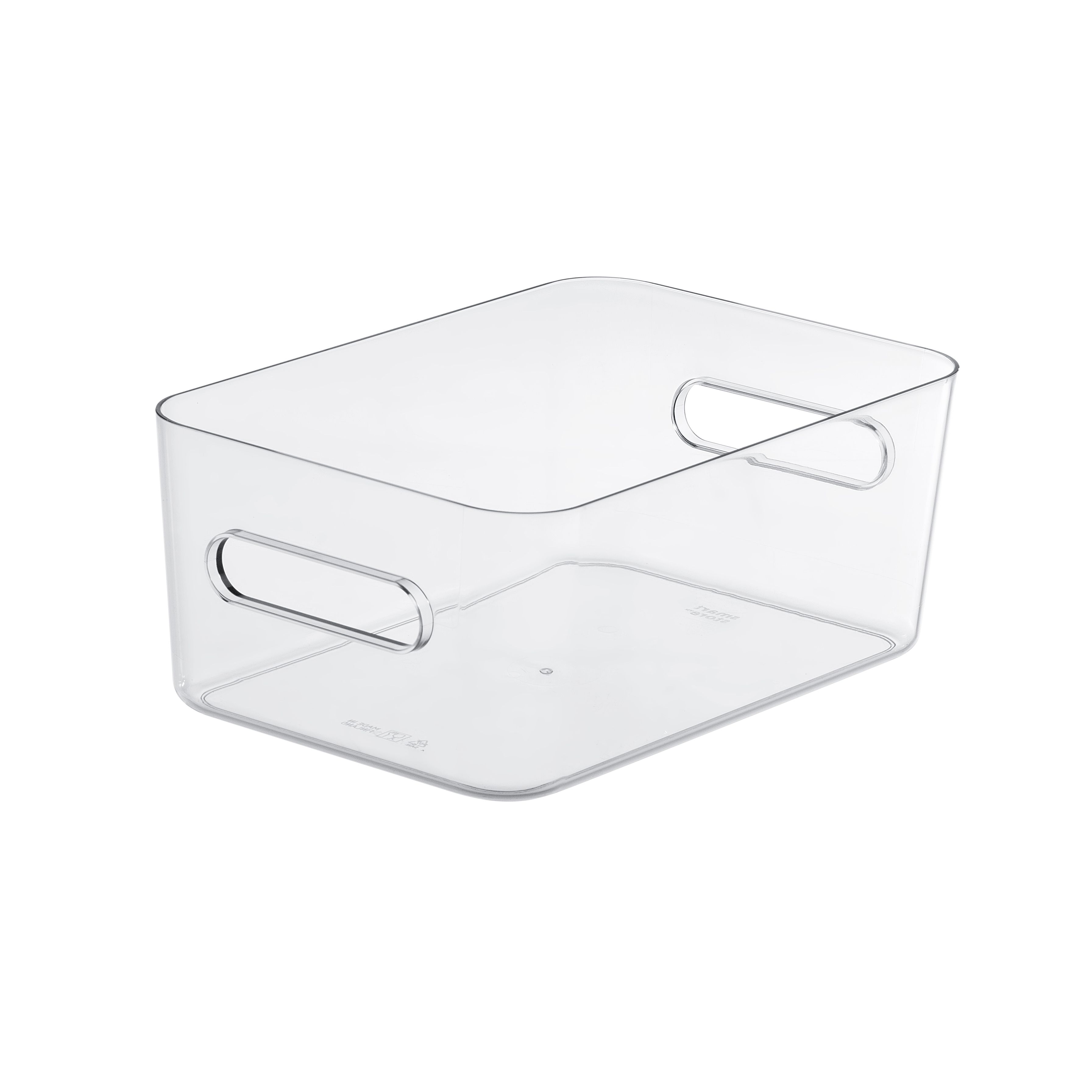 SmartStore Compact Transparent Plastic Stackable Storage crate (H)12cm ...