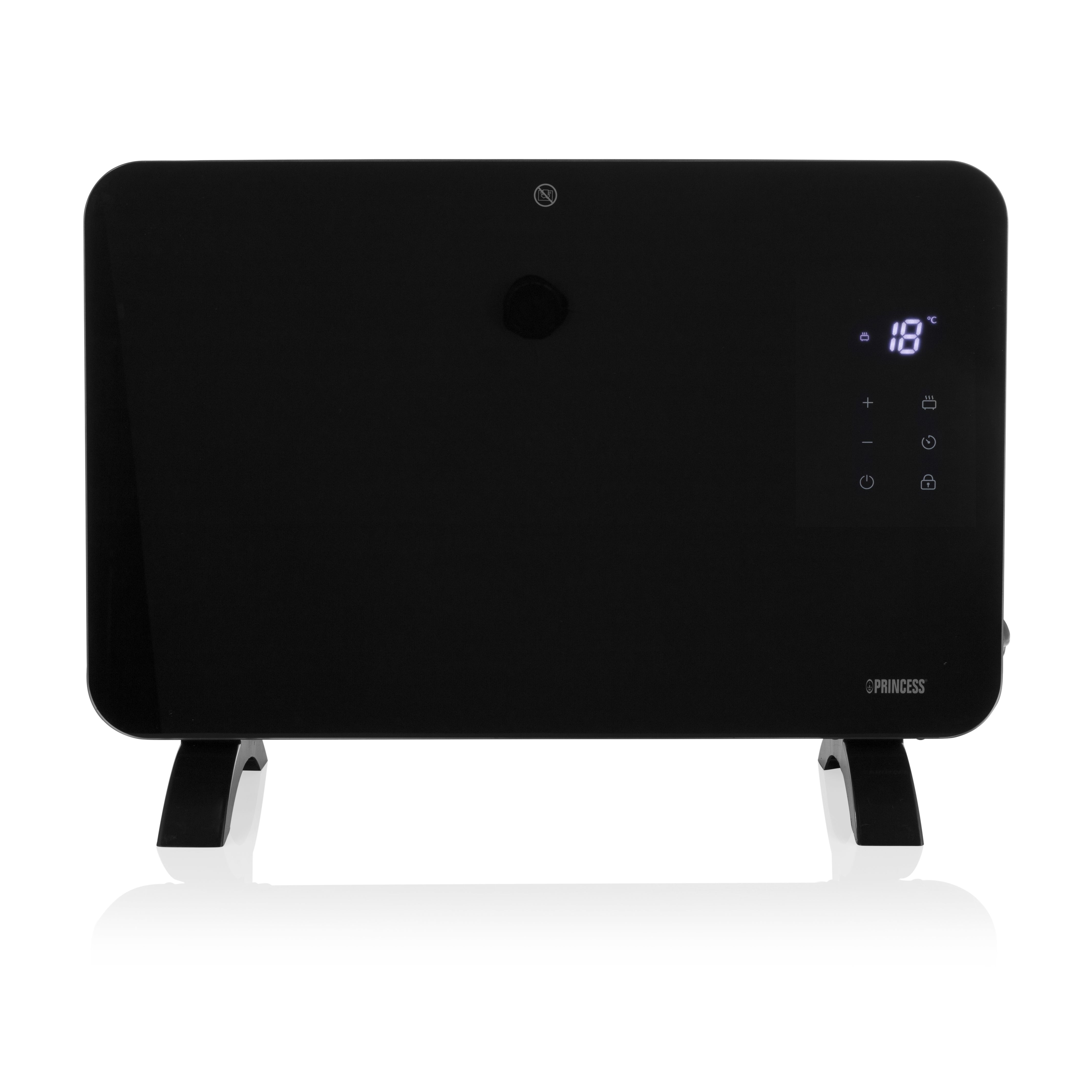 Smartwares Electric 1000W Black Panel heater