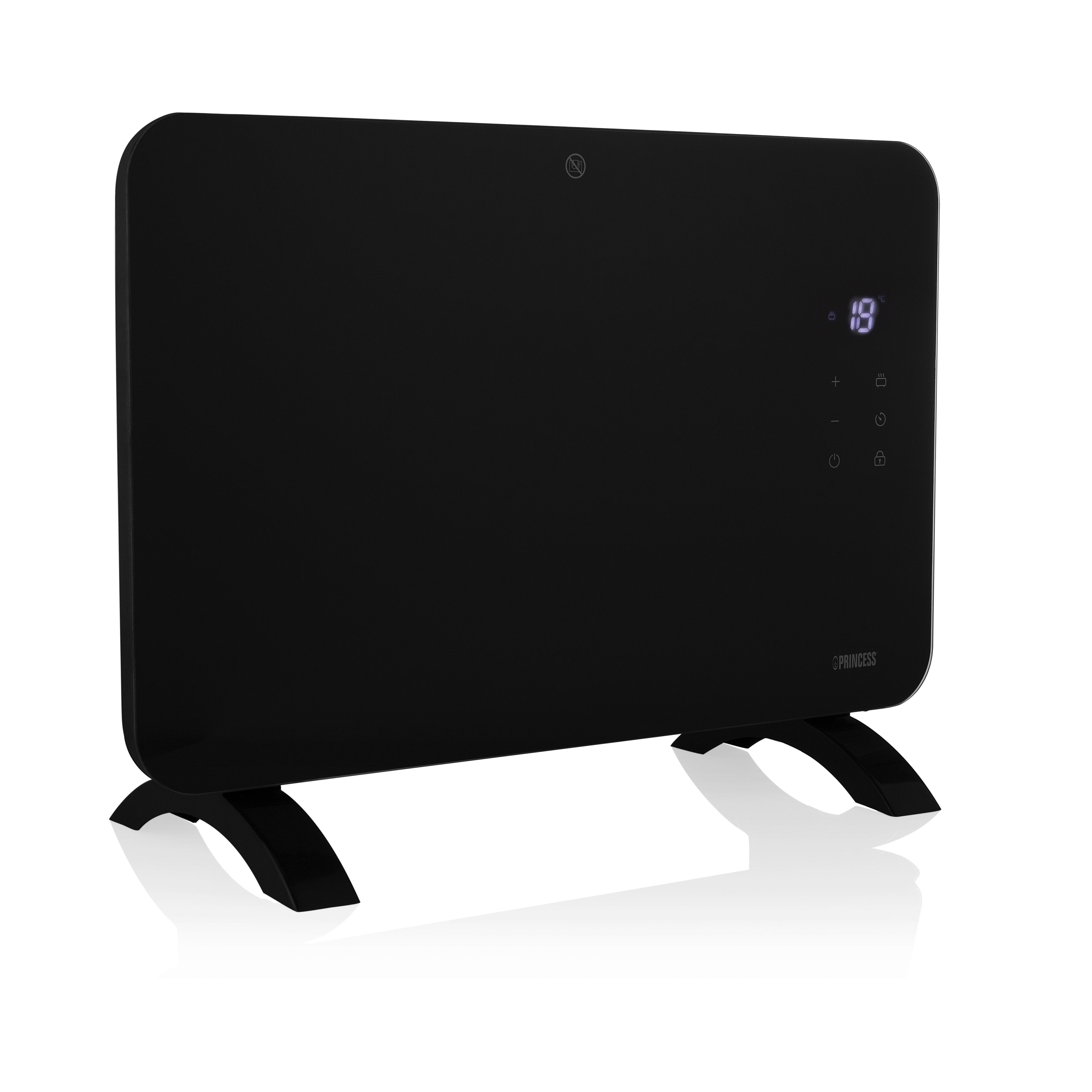 Smartwares Electric 1000W Black Panel heater