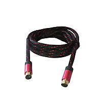 Smartwares Ultra Black & red S-Video cable, 3m