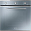 Smeg AOSF64M3C1_SI Built-in Single Fan oven & ceramic hob pack - Silver effect