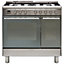 Smeg CG92PX9 Freestanding Electric & gas Range cooker with Gas Hob