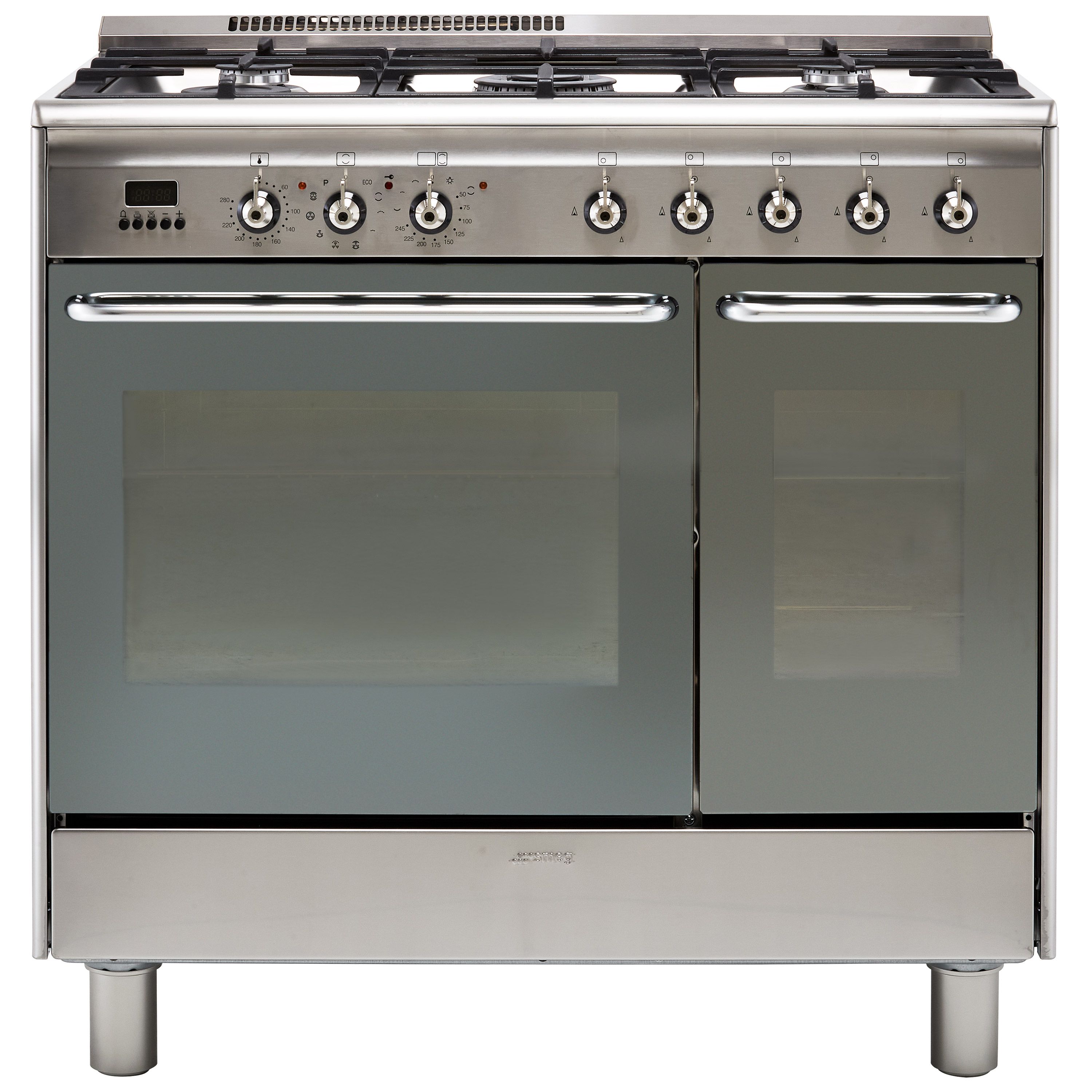 Smeg CG92PX9 Freestanding Electric & gas Range cooker with Gas Hob