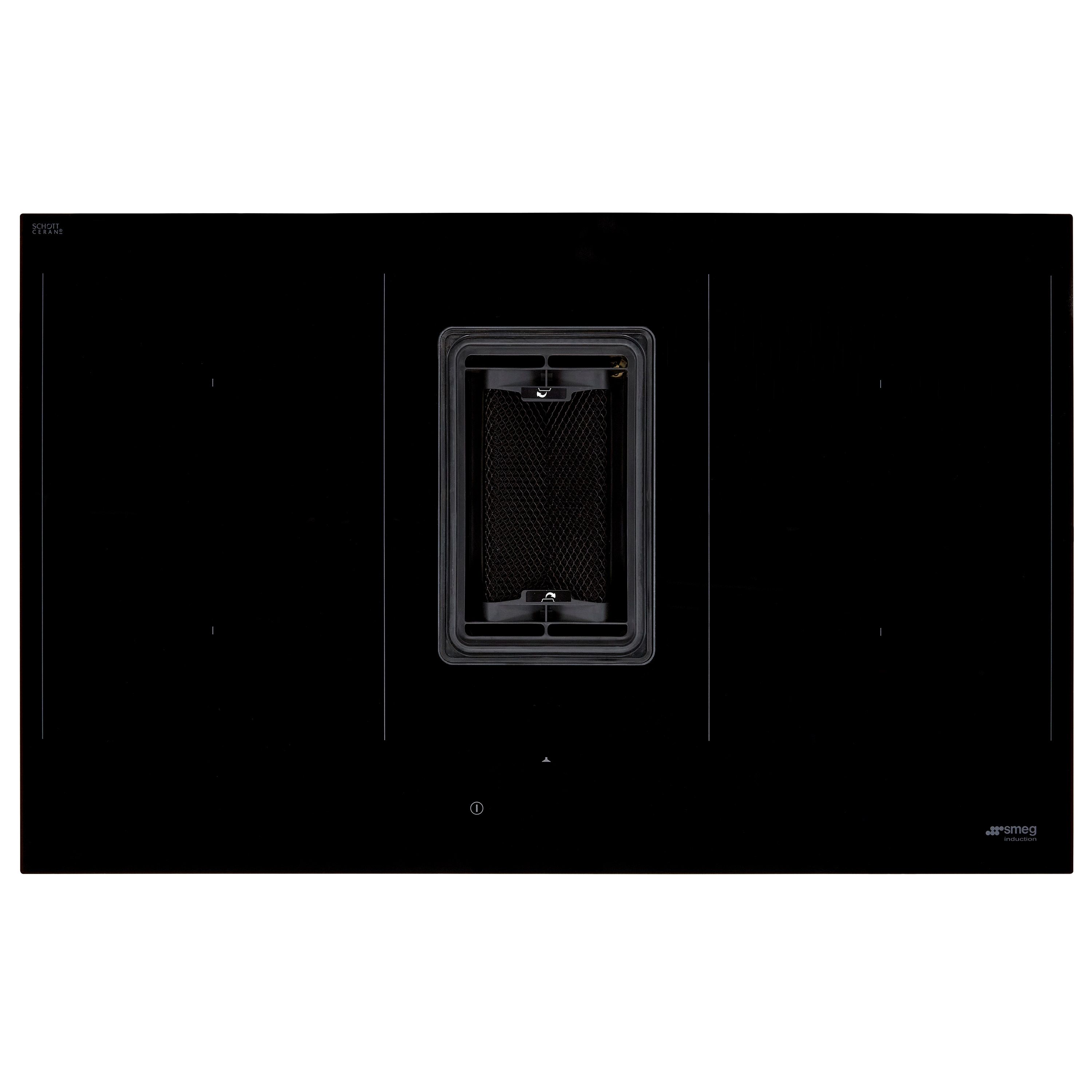Smeg HOBD482D 83cm Induction Hob Black DIY at B&Q