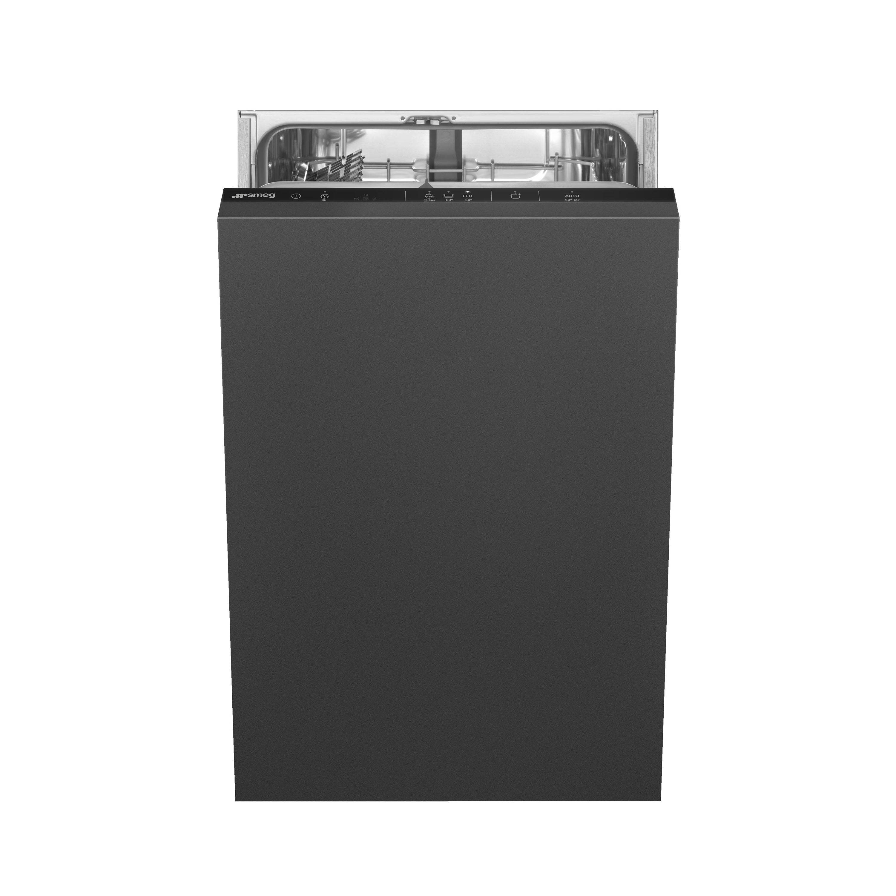 Smeg Integrated Black Slimline Dishwasher DIY at B&Q