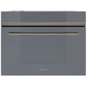 Smeg Linea SF4104WVCPS_SI Built-in Compact Multifunction Oven - Chrome effect