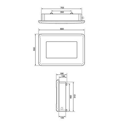 Smeg Retro Pink 2.6kW Gas Fire
