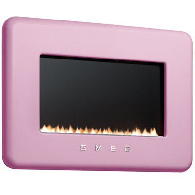 Smeg Retro Pink 2.6kW Gas Fire