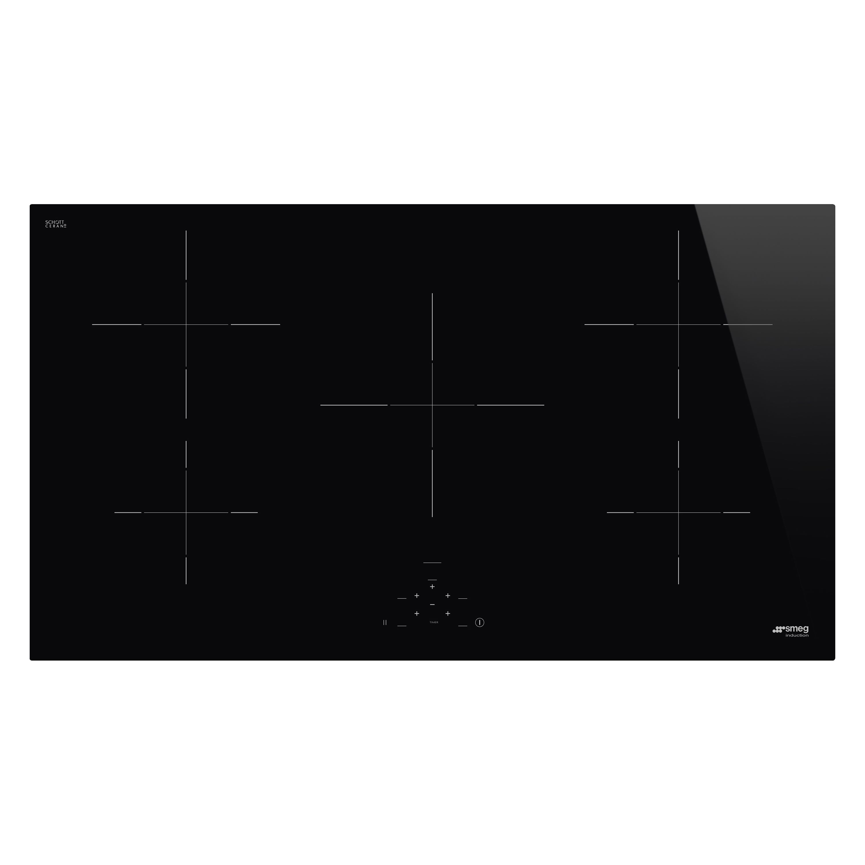 Smeg SI2951D_BK 90cm Electric Venting Hob - Black