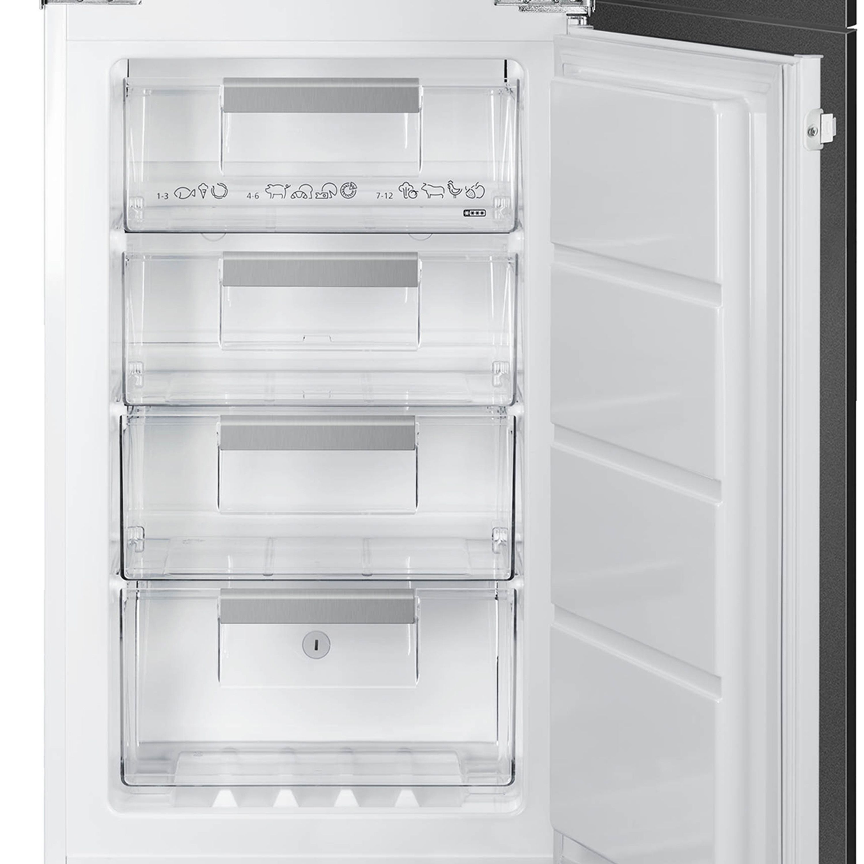 Smeg UKC8174NF_WH 50:50 Built-in Frost free Fridge freezer - White