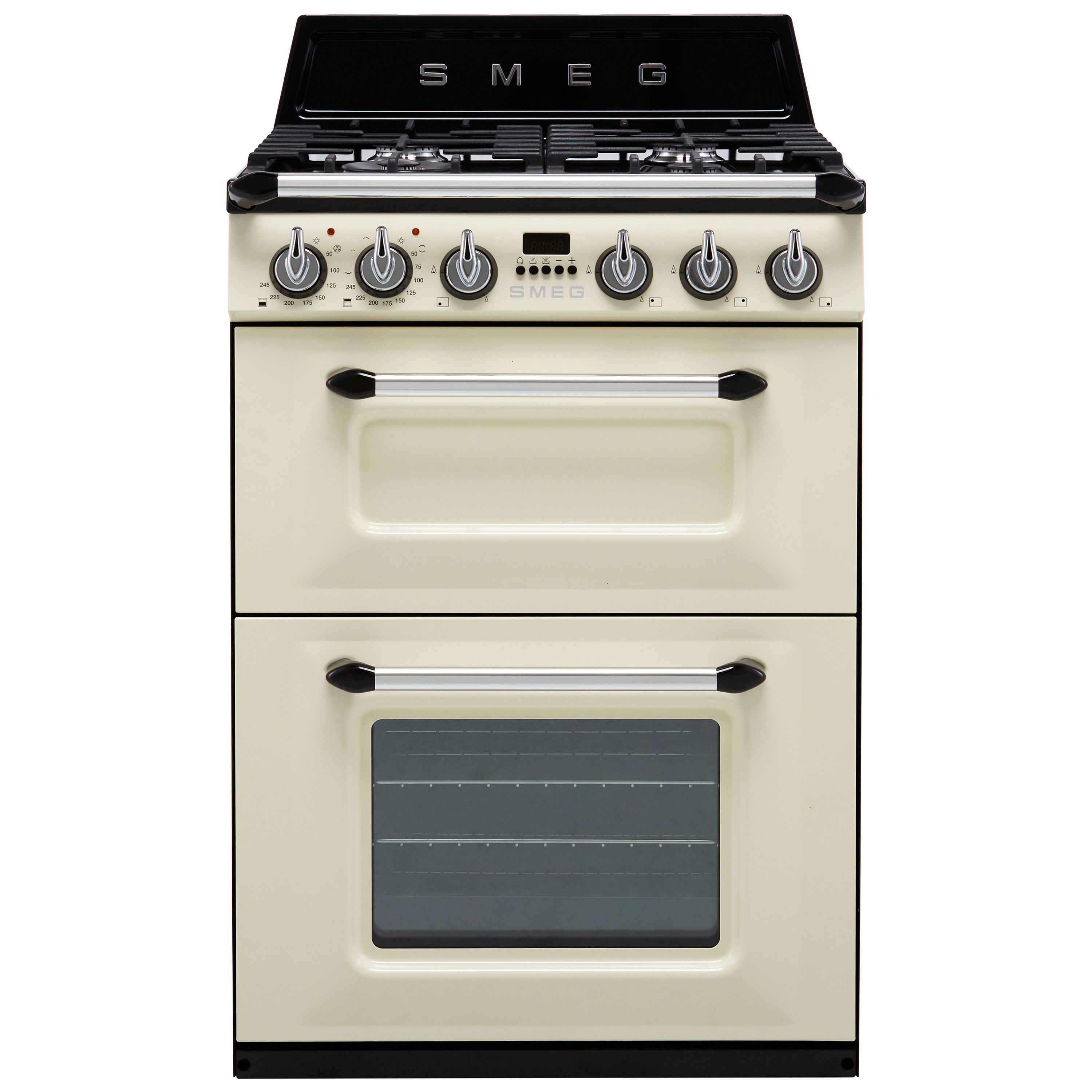 Smeg victoria-TR62P 60cm Double Electric & gas Cooker with Gas Hob - Cream