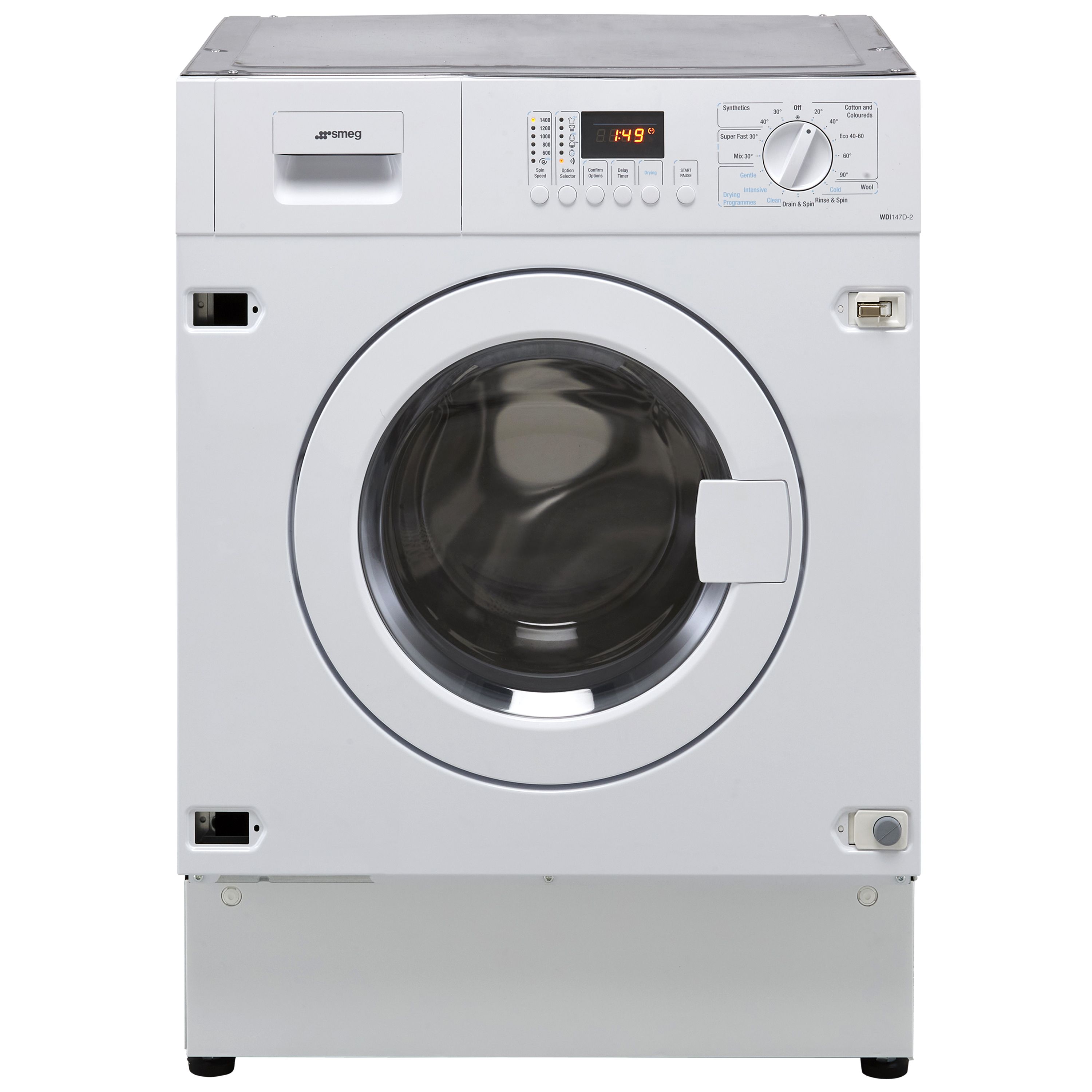 Smeg WDI147D-2_WH 7kg/4kg Built-in Condenser Washer dryer - White