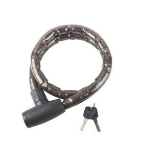 Smith & Locke Black Steel Cable lock (L)1.2m (Dia)22mm