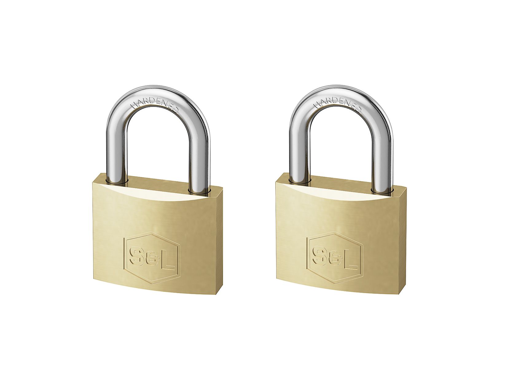 Smith & Locke Block Brass Closed shackle Padlock (W)40mm
