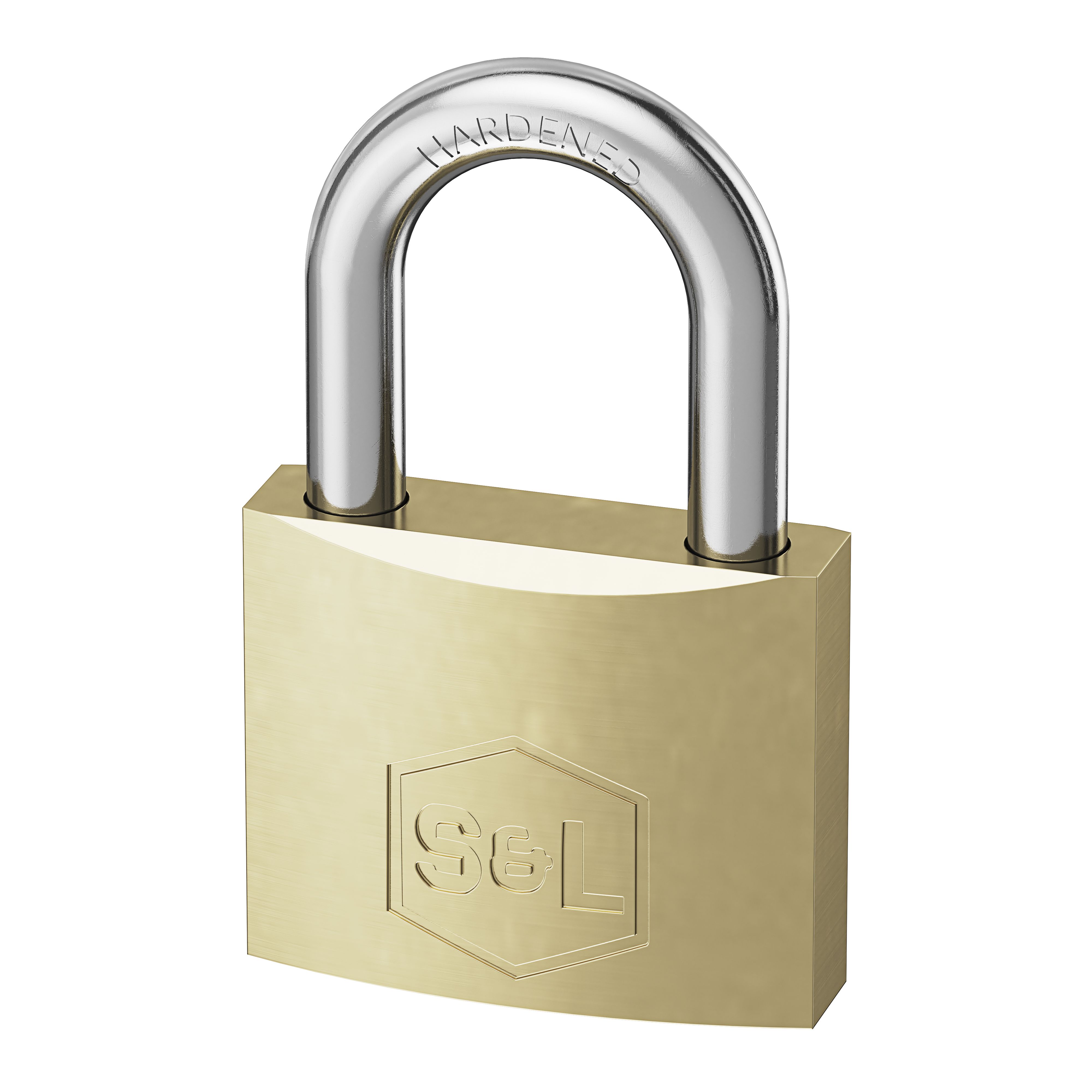 Smith & Locke Block Brass Closed shackle Padlock (W)40mm