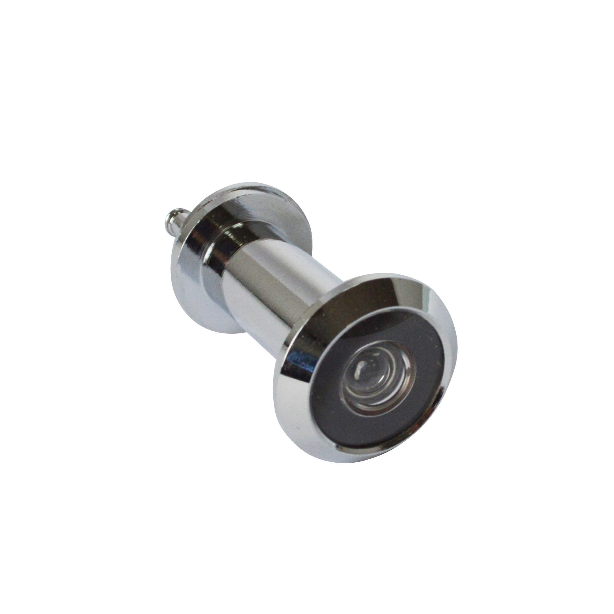 Smith & Locke Chrome-plated Galvanised Zinc alloy 180° Door viewer, (Dia)25.9mm