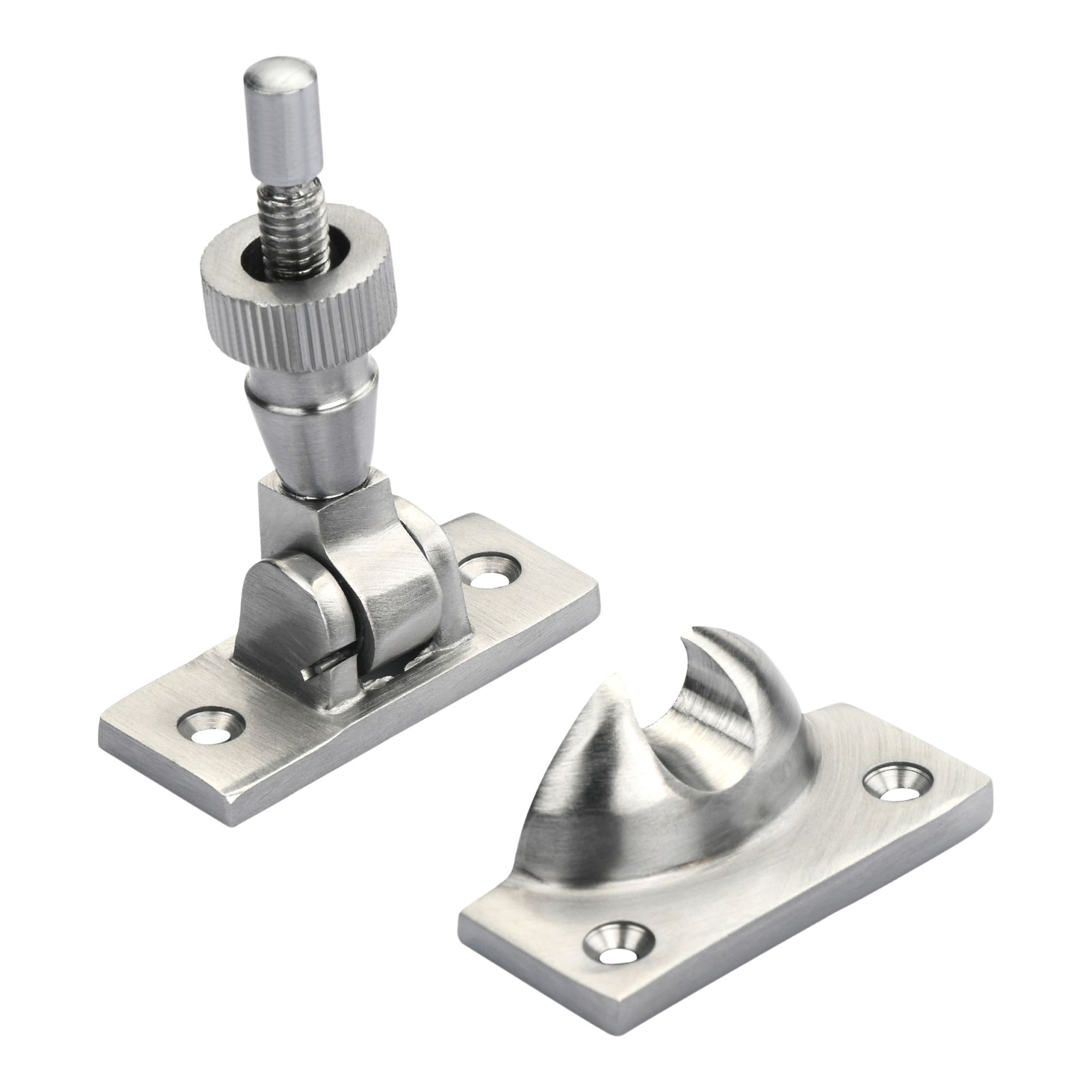 Smith & Locke Chrome Satin Brass Chrome effect Window fastener
