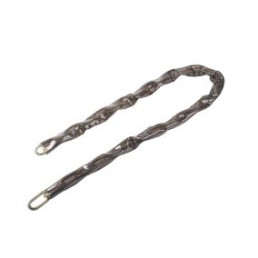 Smith & Locke Grey Steel Security chain, (L)1.5m (Dia)10mm