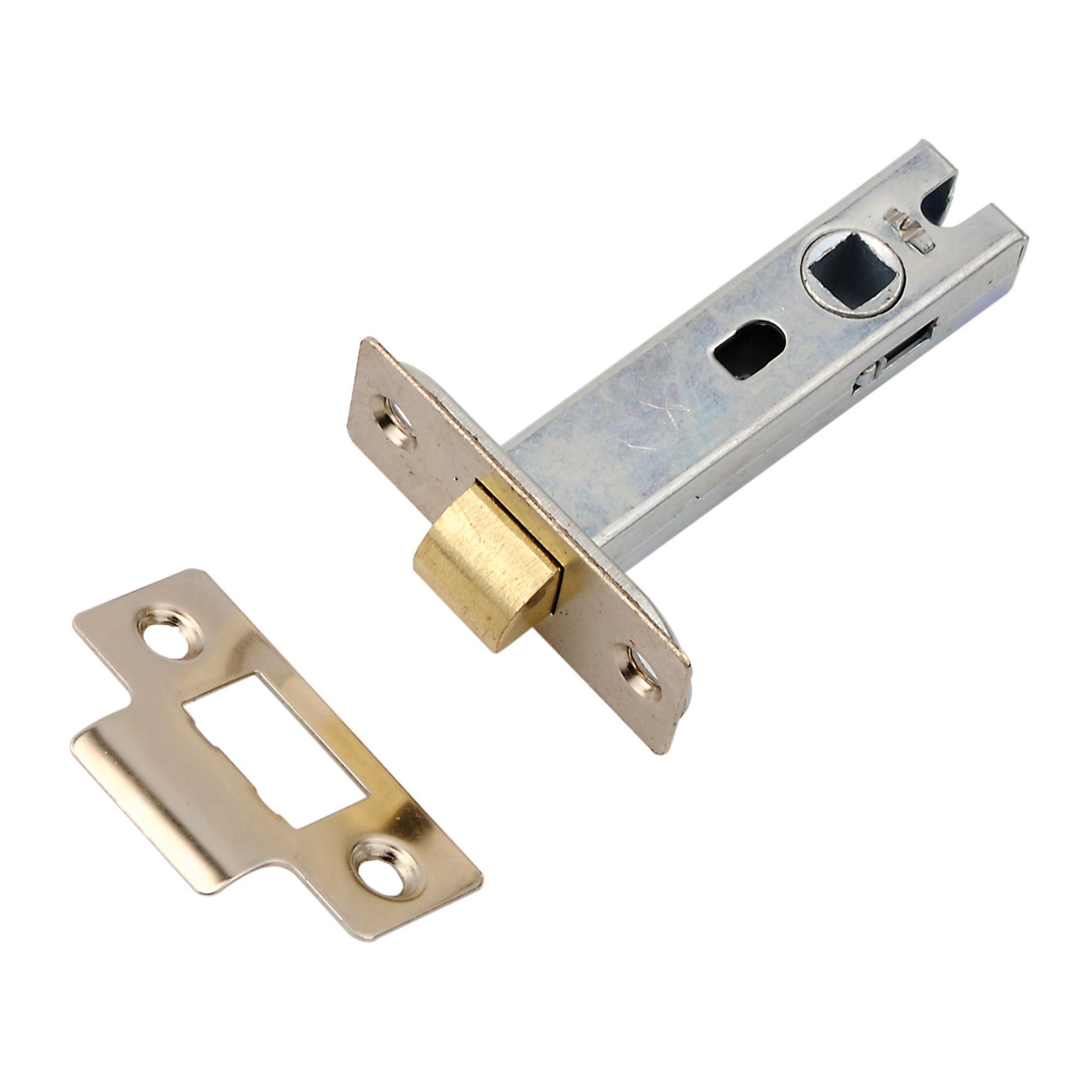 Smith & Locke Nickelplated Tubular Mortice latch DIY at B&Q