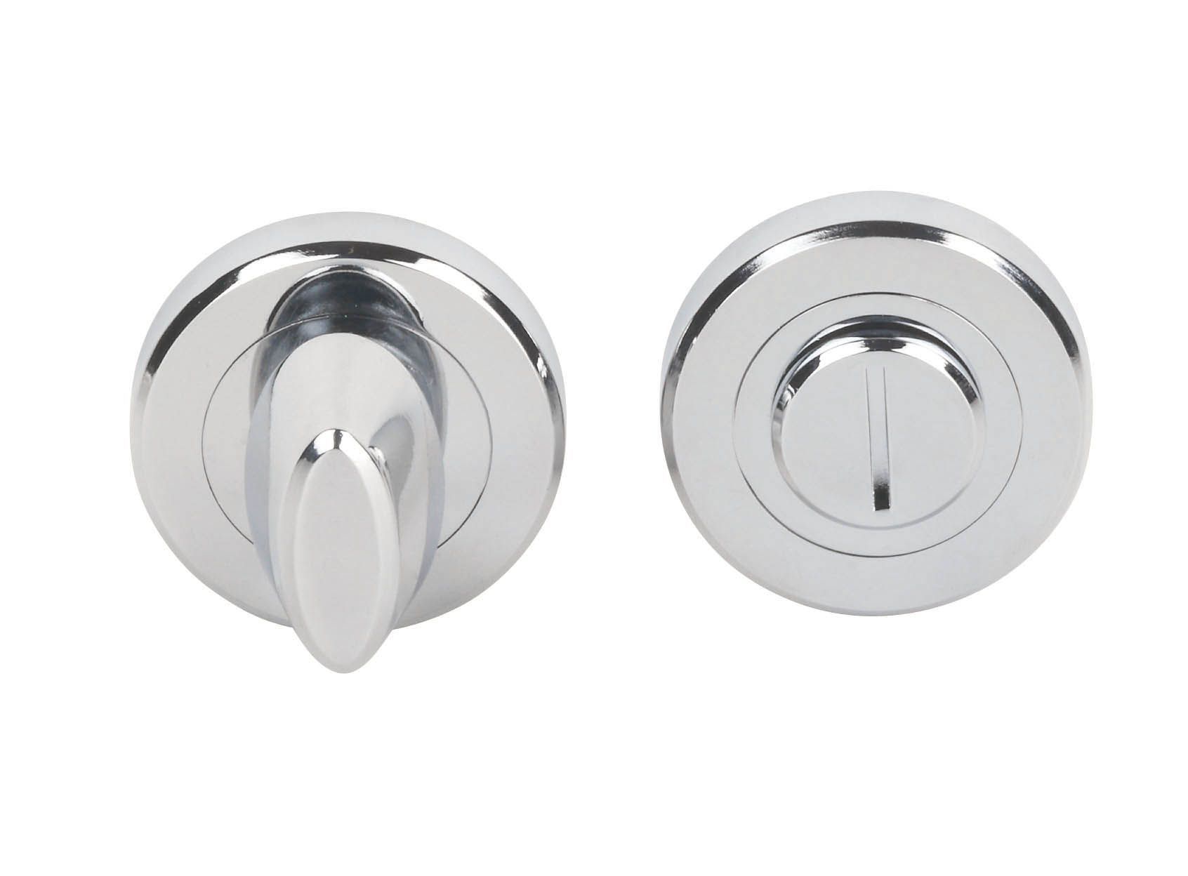 Smith & Locke Polished Chrome effect Zinc alloy Thumbturn & release
