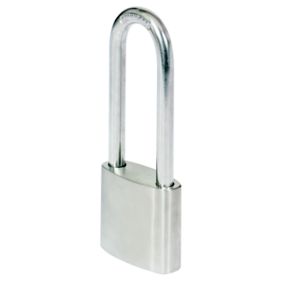 Smith & Locke Stainless steel Long Open shackle Padlock (W)40mm