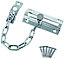 Smith & Locke TT4000 Chrome effect Steel Door chain, (L)195mm