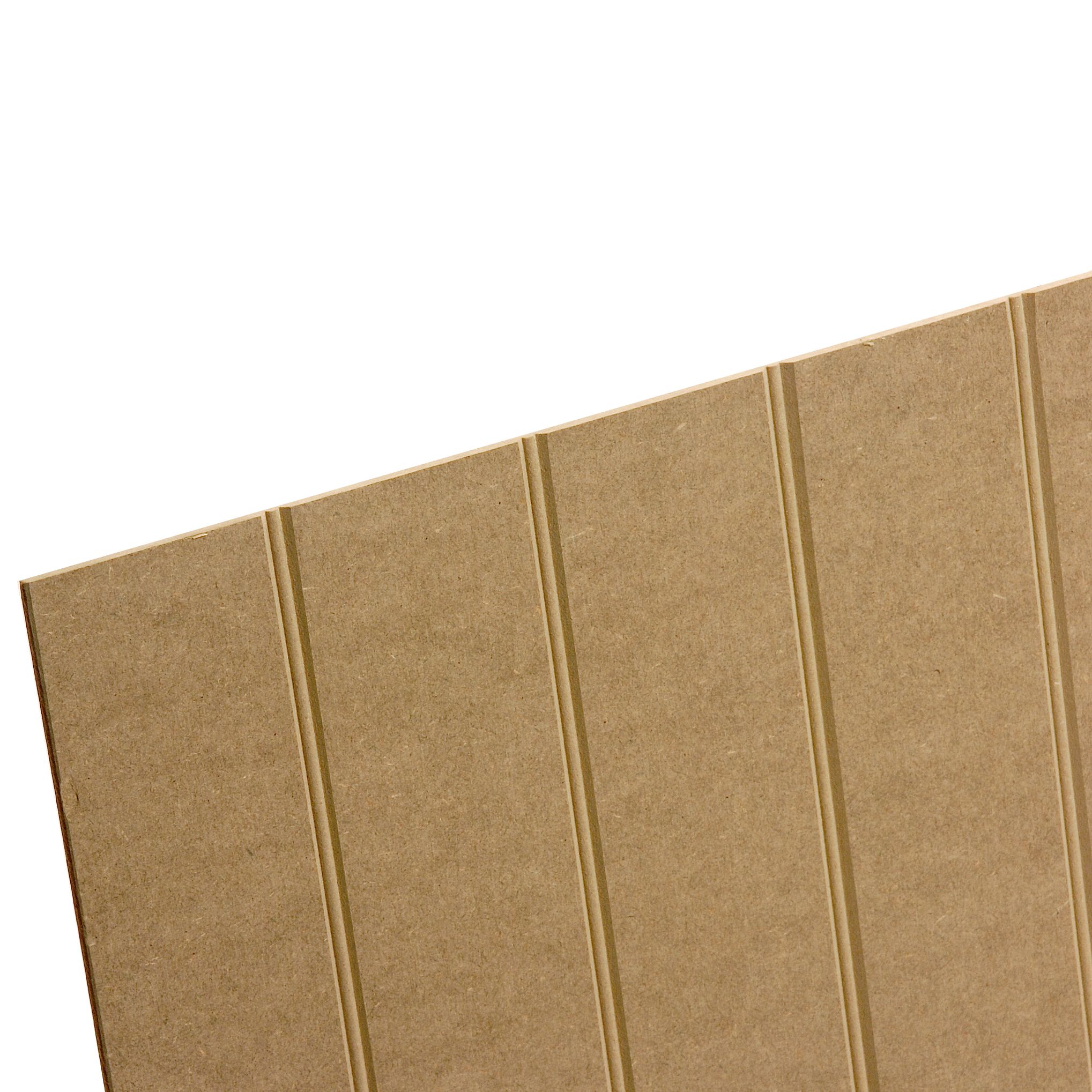 Smooth Medium-density Fibreboard (MDF) Bead & Butt Match Board (L)1.22m ...