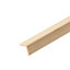 Smooth Natural Pine Angled edge Moulding (L)2.4m (W)27mm (T)27mm
