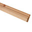 Smooth Natural Pine Ogee Skirting board (L)2.1m (W)69mm (T)19.5mm