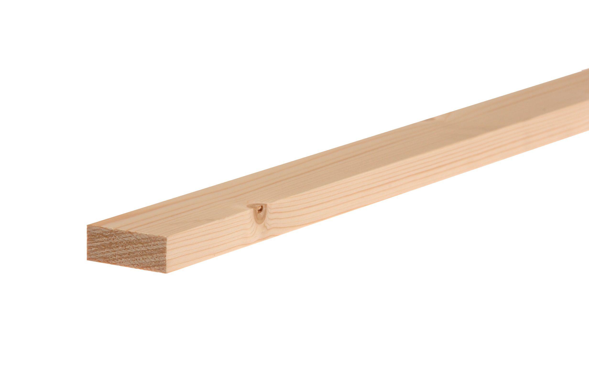 Smooth Planed PSE Whitewood spruce Stick timber (L)1.8m (W)44mm (T)18mm
