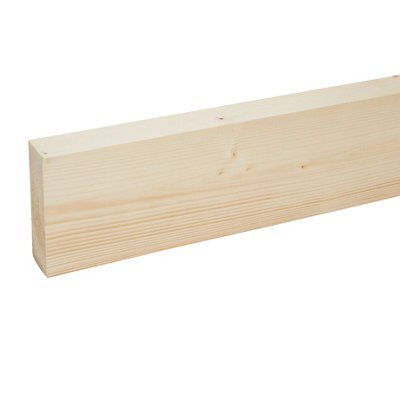 Smooth Planed PSE Whitewood spruce Stick timber (L)2.4m (W)94mm (T)34mm