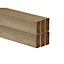 Smooth Planed Round edge CLS timber (L)2.4m (W)89mm (T)38mm, Pack of 6