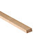 Smooth Planed Square edge Spruce Timber (L)1.8m (W)44mm (T)18mm 253256, Pack of 18