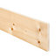 Smooth Planed Square edge Spruce Timber (L)2.4m (W)144mm (T)18mm 253251, Pack of 8
