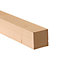 Smooth Planed Square edge Spruce Timber (L)2.4m (W)44mm (T)44mm, Pack of 8