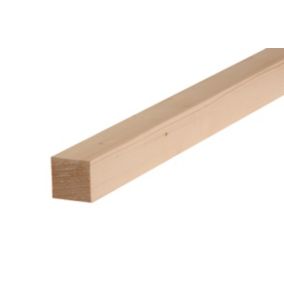 Smooth Planed Square edge Stick timber (L)1.8m (W)34mm (T)34mm