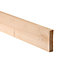 Smooth Planed Square edge Stick timber (L)2.1m (W)106mm (T)28mm, Pack of 6