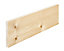 Smooth Planed Square edge Stick timber (L)2.4m (W)169mm (T)18mm, Pack of 4