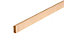 Smooth Planed Square edge Stick timber (L)2.4m (W)34mm (T)27mm, Pack of 4