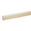 Smooth Planed Square edge Whitewood spruce Stick timber (L)2.4m (W)34mm (T)27mm S4SW12P, Pack of 4
