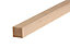 Smooth Planed Square edge Whitewood spruce Timber (L)1.8m (W)34mm (T)34mm