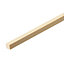 Smooth Square edge Pine Stripwood (L)2.4m (W)11mm (T)10.5mm