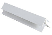 Smooth White uPVC Internal & external corner (W)58mm (T)42mm