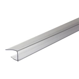 SNAPA Clear C-shaped Profile Capping strip, (L)2m (W)15mm